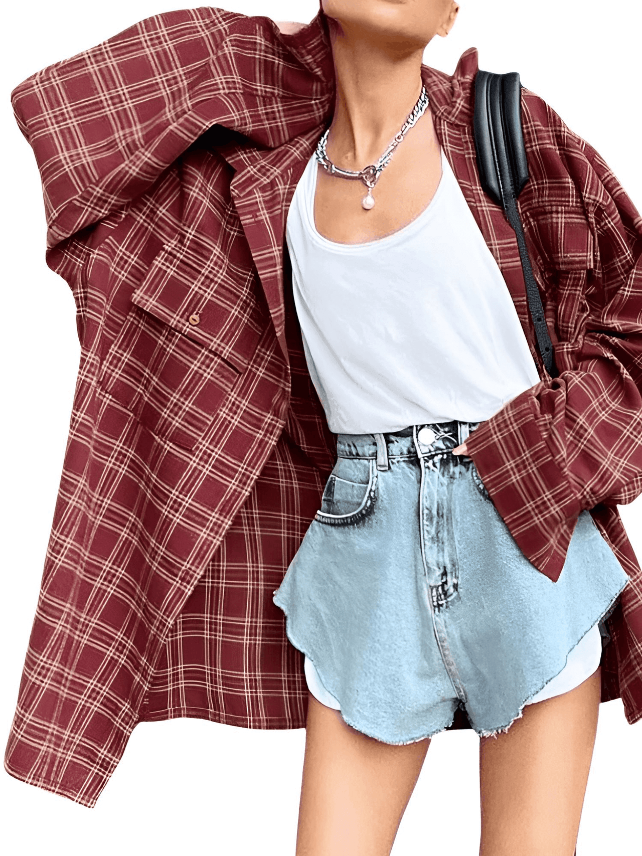 Red Plaid Shirt Women's -, Casual Shirts , Drestiny , Australia, Canada, Casual Shirts, L, Long Sleeves, M, New Zealand, Red, S, United Kingdom, United States , Drestiny , www.shopdrestiny.com