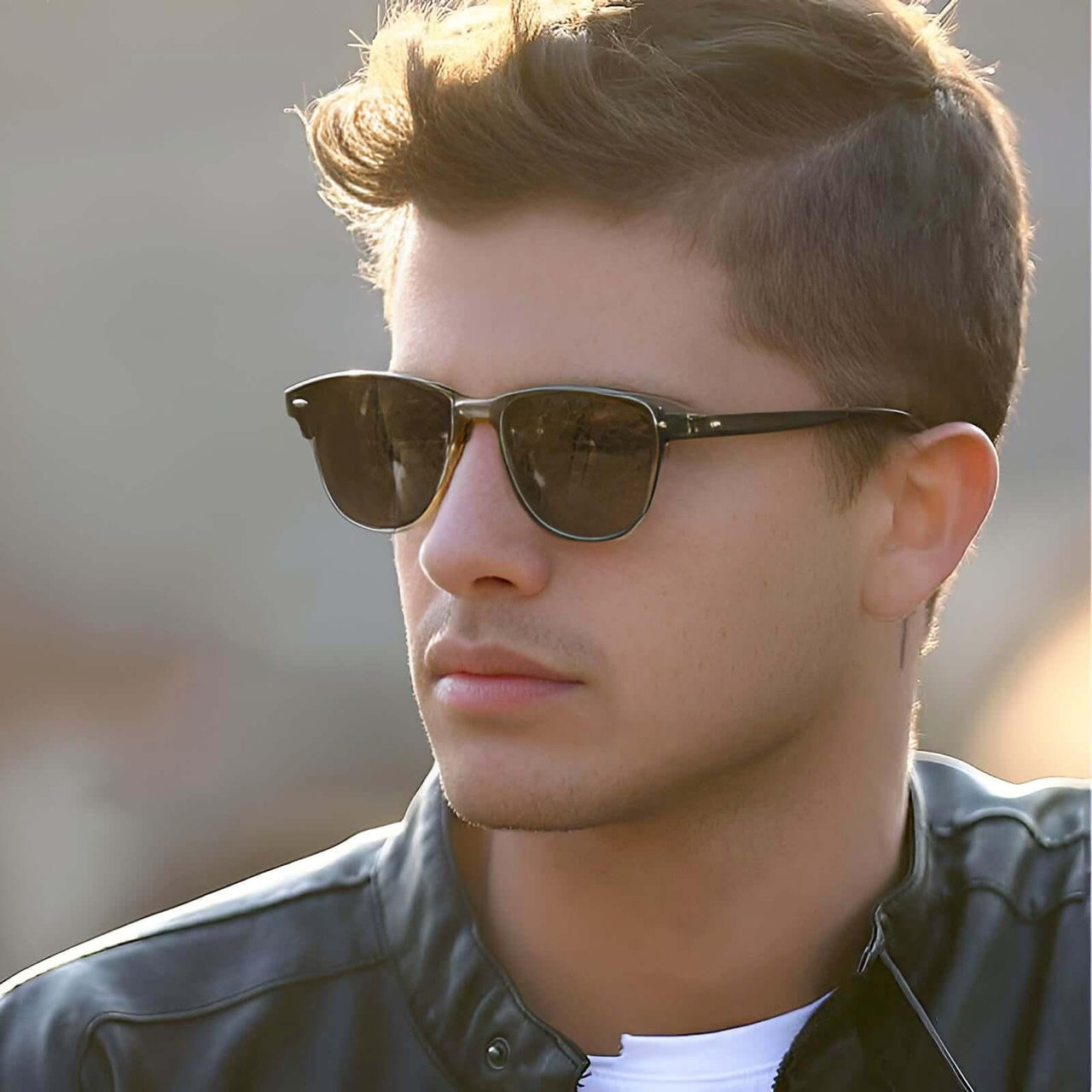 Retro Polarized Man Sunglasses -, Sunglasses , Drestiny , Australia, Black, Canada, Gender_Men, Gold, Grey, New Zealand, Sunglasses, United Kingdom, United States , Drestiny , www.shopdrestiny.com