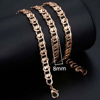 Thumbnail for Rose Gold Rope Chains -, Necklaces , Drestiny , Australia, Canada, Gender_Men, Gender_Women, Gold, Necklaces, New Zealand, United Kingdom, United States , Drestiny , www.shopdrestiny.com