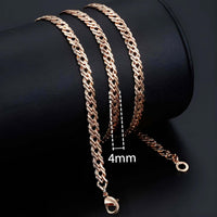 Thumbnail for Rose Gold Rope Chains -, Necklaces , Drestiny , Australia, Canada, Gender_Men, Gender_Women, Gold, Necklaces, New Zealand, United Kingdom, United States , Drestiny , www.shopdrestiny.com