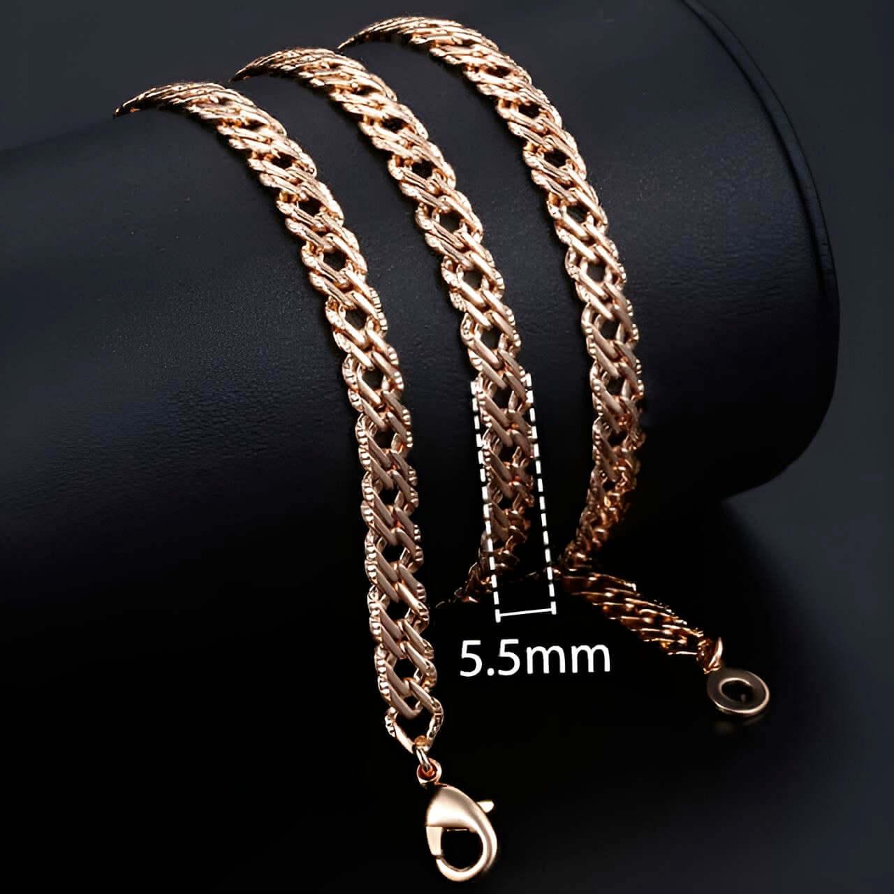 Rose Gold Rope Chains -, Necklaces , Drestiny , Australia, Canada, Gender_Men, Gender_Women, Gold, Necklaces, New Zealand, United Kingdom, United States , Drestiny , www.shopdrestiny.com