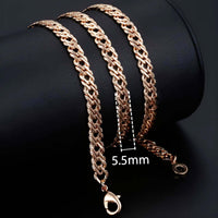 Thumbnail for Rose Gold Rope Chains -, Necklaces , Drestiny , Australia, Canada, Gender_Men, Gender_Women, Gold, Necklaces, New Zealand, United Kingdom, United States , Drestiny , www.shopdrestiny.com