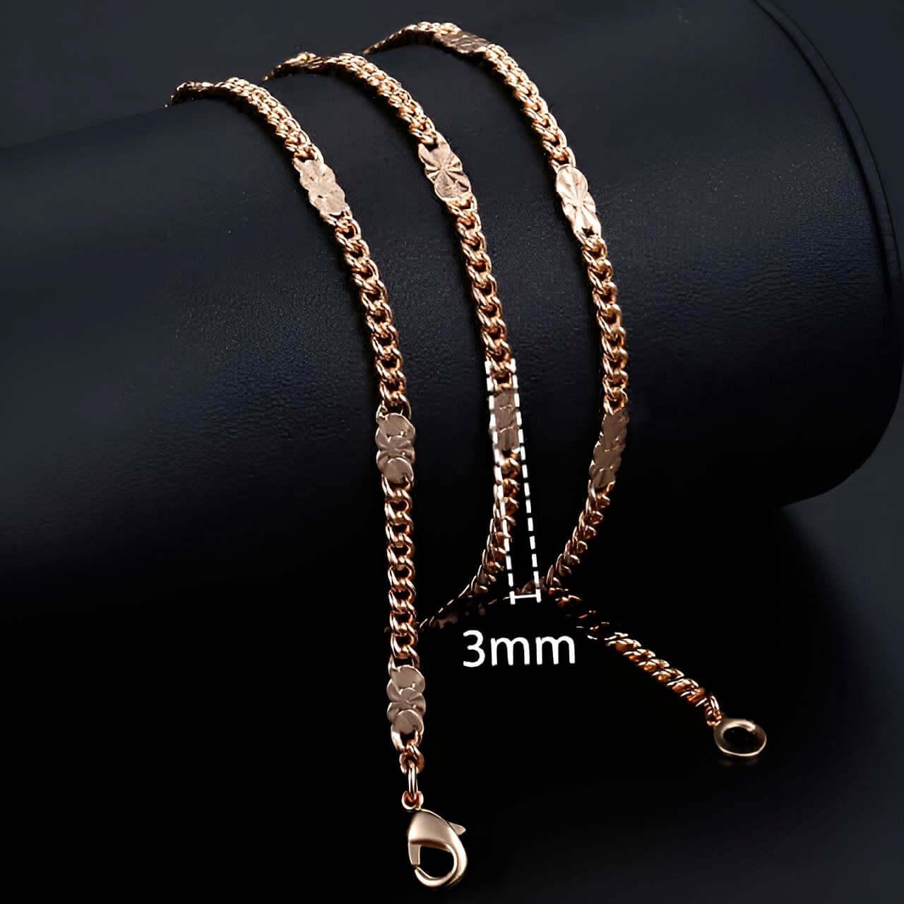 Rose Gold Rope Chains -, Necklaces , Drestiny , Australia, Canada, Gender_Men, Gender_Women, Gold, Necklaces, New Zealand, United Kingdom, United States , Drestiny , www.shopdrestiny.com