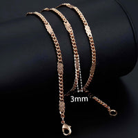 Thumbnail for Rose Gold Rope Chains -, Necklaces , Drestiny , Australia, Canada, Gender_Men, Gender_Women, Gold, Necklaces, New Zealand, United Kingdom, United States , Drestiny , www.shopdrestiny.com