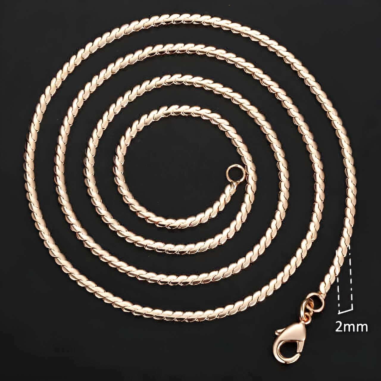 Rose Gold Rope Chains -, Necklaces , Drestiny , Australia, Canada, Gender_Men, Gender_Women, Gold, Necklaces, New Zealand, United Kingdom, United States , Drestiny , www.shopdrestiny.com