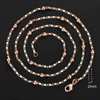 Thumbnail for Rose Gold Rope Chains -, Necklaces , Drestiny , Australia, Canada, Gender_Men, Gender_Women, Gold, Necklaces, New Zealand, United Kingdom, United States , Drestiny , www.shopdrestiny.com