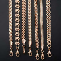 Thumbnail for Rose Gold Rope Chains -, Necklaces , Drestiny , Australia, Canada, Gender_Men, Gender_Women, Gold, Necklaces, New Zealand, United Kingdom, United States , Drestiny , www.shopdrestiny.com