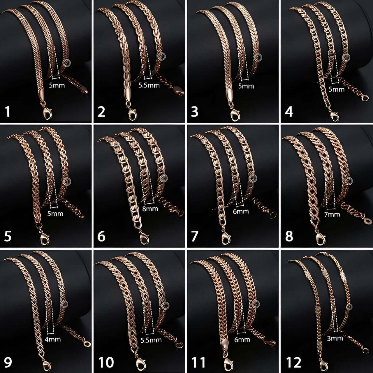 Rose Gold Rope Chains -, Necklaces , Drestiny , Australia, Canada, Gender_Men, Gender_Women, Gold, Necklaces, New Zealand, United Kingdom, United States , Drestiny , www.shopdrestiny.com