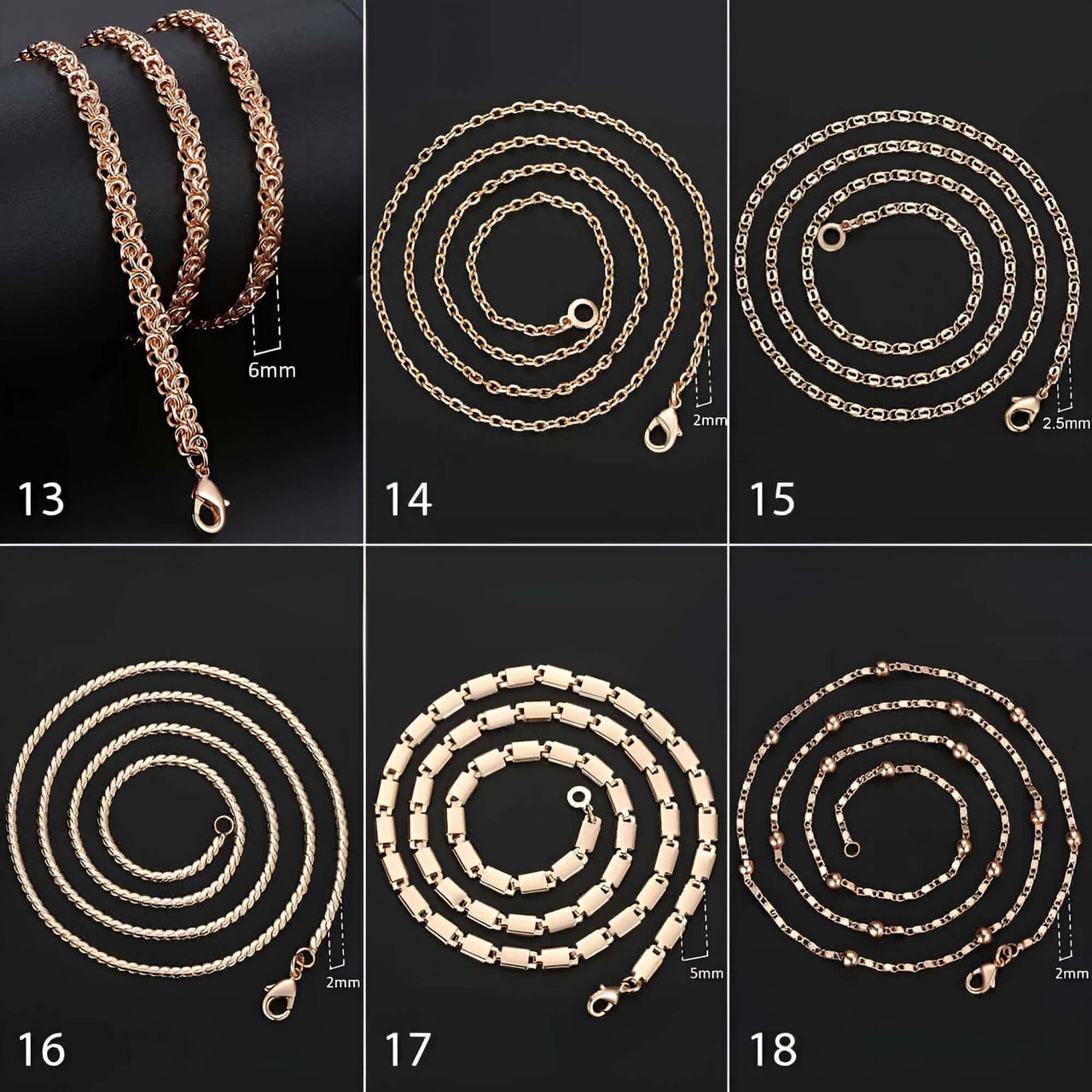 Rose Gold Rope Chains -, Necklaces , Drestiny , Australia, Canada, Gender_Men, Gender_Women, Gold, Necklaces, New Zealand, United Kingdom, United States , Drestiny , www.shopdrestiny.com