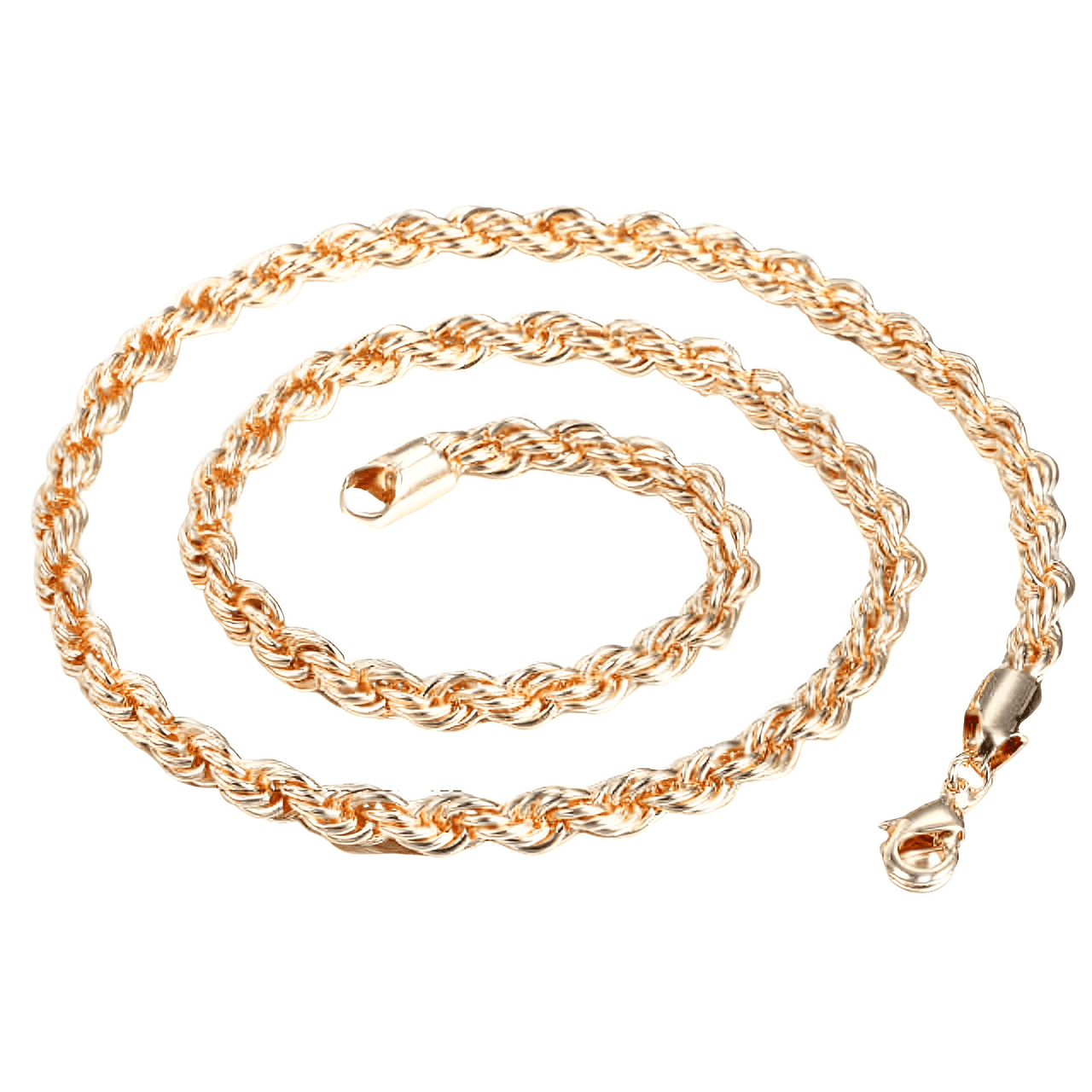 Rose Gold Rope Chains -, Necklaces , Drestiny , Australia, Canada, Gender_Men, Gender_Women, Gold, Necklaces, New Zealand, United Kingdom, United States , Drestiny , www.shopdrestiny.com