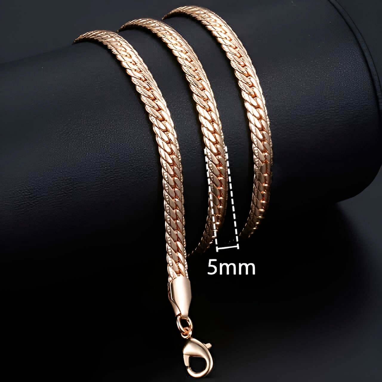 Rose Gold Rope Chains -, Necklaces , Drestiny , Australia, Canada, Gender_Men, Gender_Women, Gold, Necklaces, New Zealand, United Kingdom, United States , Drestiny , www.shopdrestiny.com