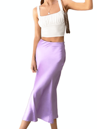 Thumbnail for Satin Skirt Women High Waisted & Matching Top -, Outfit Sets , Drestiny , Australia, Black, Brown, Canada, Crop Tops, Deep Pink, Gender_Women, Green, L, Lake Blue, Light Blue, Light Green, M, New Zealand, Orange, Pink, Purple, S, Skirt Sets, Skirts, Sleeveless, Tank Tops, Teal, United Kingdom, United States, Wine Red , Drestiny , www.shopdrestiny.com