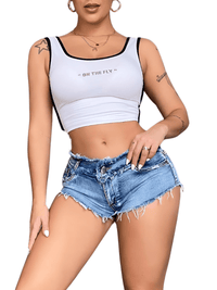 Thumbnail for Sexy Women's Cut Off Denim Shorts -, Shorts , Drestiny , 10, 12, 4, 6, 8, Australia, Blue, Canada, Gender_Women, L, M, New Zealand, S, Shorts, United Kingdom, United States, XL, XXL , Drestiny , www.shopdrestiny.com