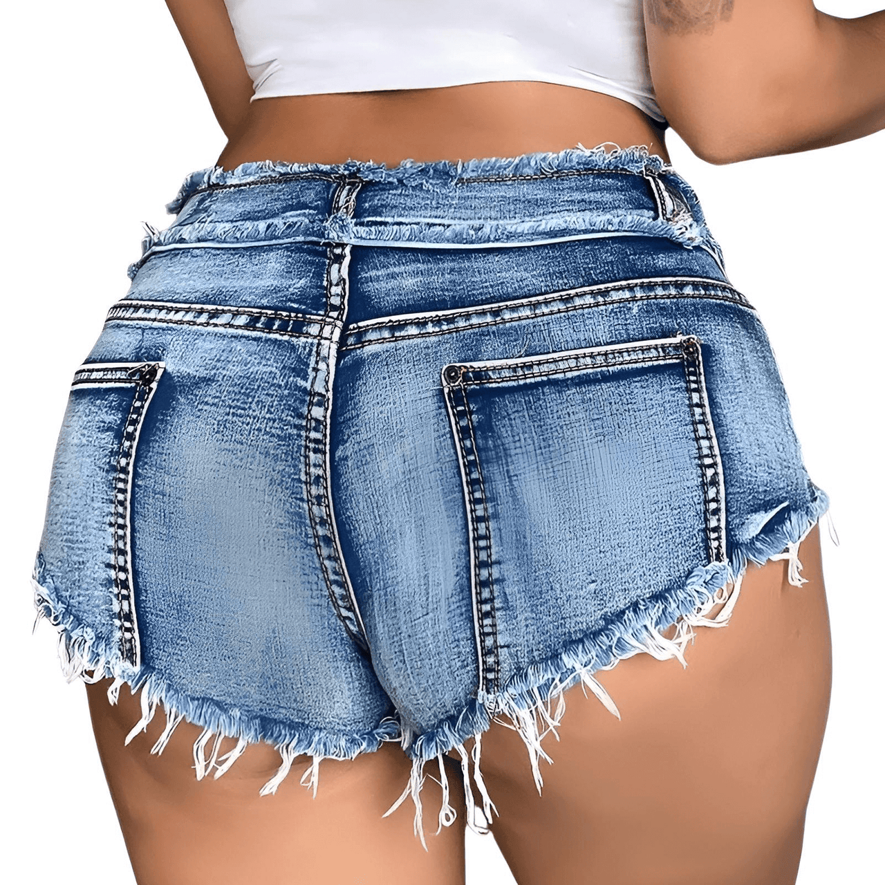 Sexy Women's Cut Off Denim Shorts -, Shorts , Drestiny , 10, 12, 4, 6, 8, Australia, Blue, Canada, Gender_Women, L, M, New Zealand, S, Shorts, United Kingdom, United States, XL, XXL , Drestiny , www.shopdrestiny.com