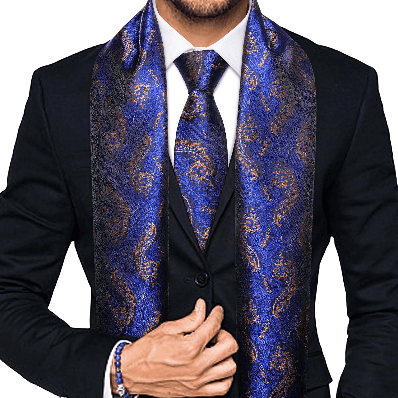 Silk Scarf & Silk Tie Sets For Men -, Tie Sets , Drestiny , Australia, Black, Blue, Canada, Cuff Links, Cufflinks, Dark Green, Dark Purple, Gold, Green, Grey, Navy, New Zealand, Pocket Squares, Purple, Red, Scarves, Sets, Ties, United Kingdom, United States, Wine Red , Drestiny , www.shopdrestiny.com