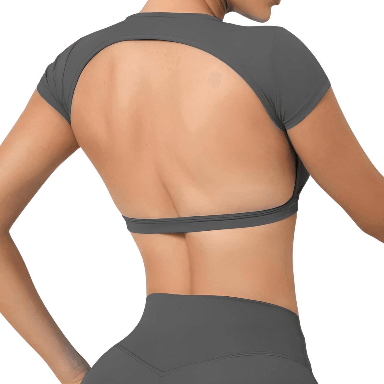 Sports Shirts Breathable Workout Sportswear Fitness Backless Gym Crop Tops For Women -, Crop Top , Drestiny , Australia, Black, Blue, Brown, Canada, Coffee, Crop Tops, Dark Blue, Deep Pink, FR, Gender_Women, Grey, Hot Pink, L, M, Navy, New Zealand, Peach, Pink, Purple, Red, S, Short Sleeves, Sky Blue, United Kingdom, United States, White , Drestiny , www.shopdrestiny.com