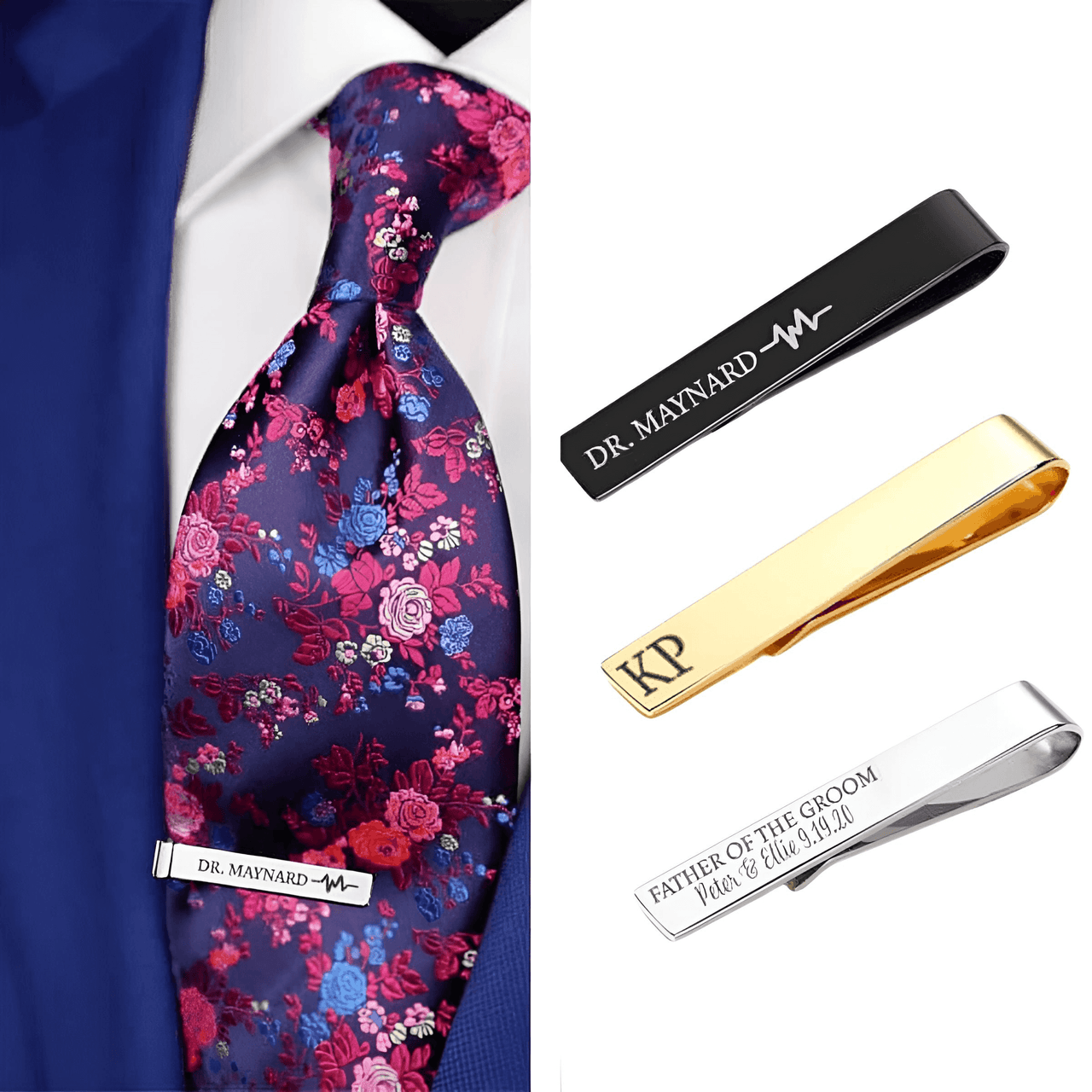 Stainless Steel Tie Clip - Includes Free Engraving! -, Tie Clips , Drestiny , Australia, Black, Canada, Gender_Men, Gold, New Zealand, Silver, Tie Clips, United Kingdom, United States , Drestiny , www.shopdrestiny.com