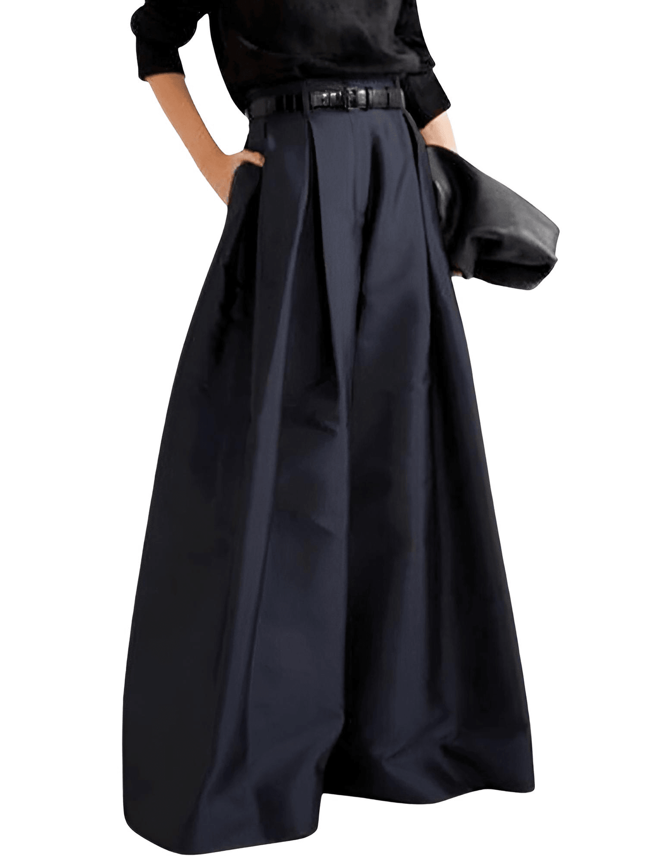 Stylish Urban High Waist Wide Leg Pants for Women -, Pants , Drestiny , Australia, Black, Casual Pants, Dark Blue, Dark Olive Green, Dress Pants, L, M, Navy, New Zealand, S, United Kingdom, United States, XL , Drestiny , www.shopdrestiny.com