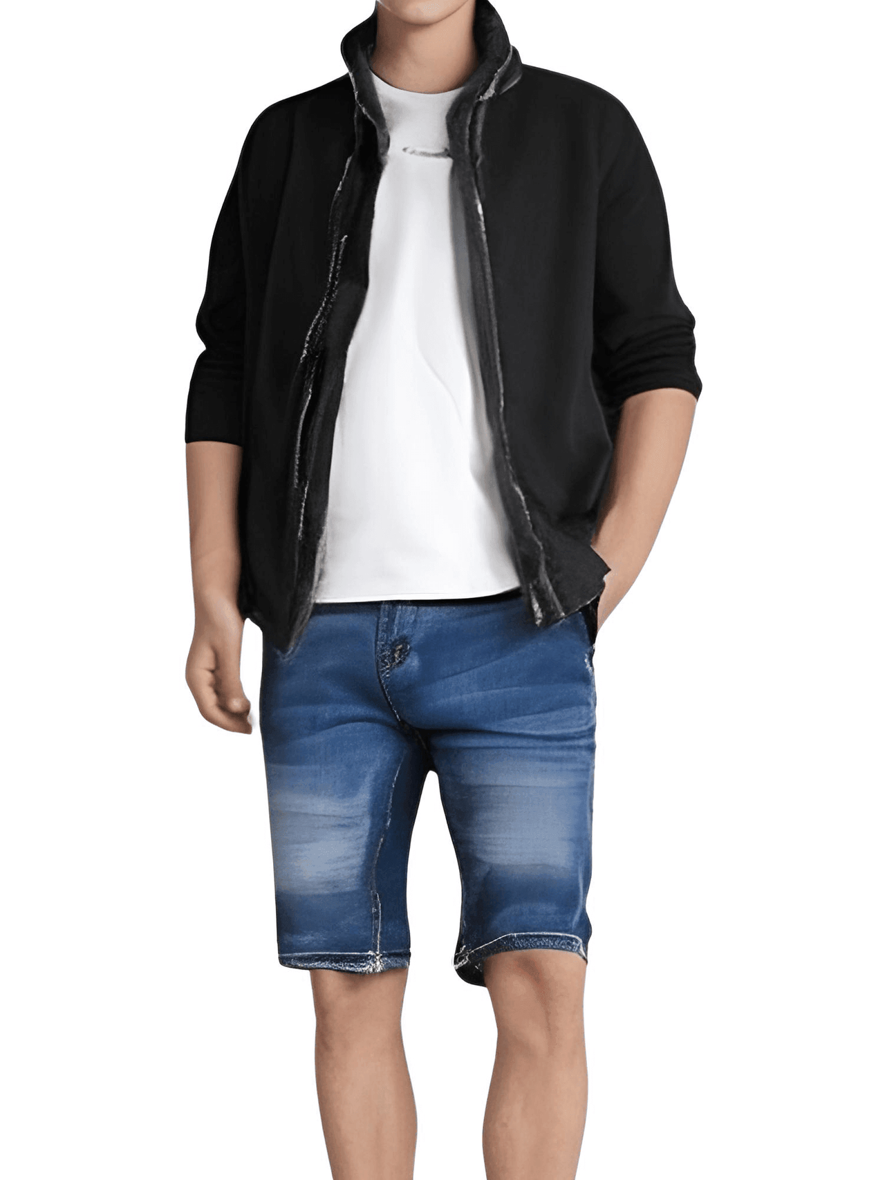 Summer Shorts Jeans Men's Denim -, Shorts , Drestiny , 30, 31, 32, 33, 34, 36, 38, 40, Australia, Black, Blue, Canada, Dark Blue, New Zealand, Shorts, United Kingdom, United States , Drestiny , www.shopdrestiny.com