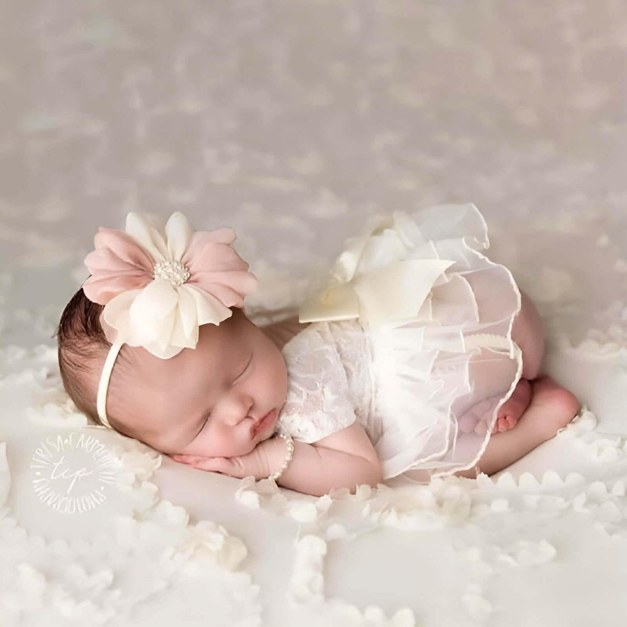 Sweet Lace Bow Knot Dress with Flower Headband for Newborn -, Baby & Toddler Outfits , Drestiny , Australia, Canada, Dresses, Girls, New Zealand, Photo Shoot Attire, Sets, Short Sleeves, United Kingdom, United States , Drestiny , www.shopdrestiny.com