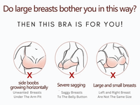 Thumbnail for Plus Size Anti-Sagging Bras For Women - With Removeable Cups -, Bras , Drestiny , 4XL, 5XL, Australia, Black, Bras, Dark Grey, Gender_Women, Khaki, L, M, Nude, Orange, Pale Green, Pink, Red, United Kingdom, United States, XL, XXL, XXXL , Drestiny , www.shopdrestiny.com