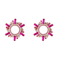 Thumbnail for Trendy Flower & Heart Earrings for Women -, Earrings , Drestiny , Australia, Canada, Deep Pink, Earrings, Gender_Women, Hot Pink, Light Pink, New Zealand, Pink, Red, United Kingdom, United States, White , Drestiny , www.shopdrestiny.com