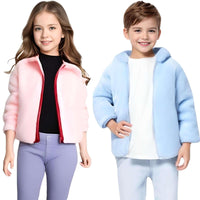 Thumbnail for Warm Jacket For Kids -, Jackets , Drestiny , 12M, 18M, 2T, 3T, 4T, 5T, 6T, 7T, Blue Grey, Boys, Canada, FR, Girls, Jackets, Light Blue, Pink, Sky Blue, TD, United Kingdom, United States, Watermelon Red , Drestiny , www.shopdrestiny.com