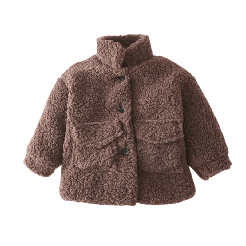 Warm Sheep Like Coat For Baby & Toddlers -, Coats , Drestiny , 12M, 18M, 2T, 3T, Australia, Beige, Boys, Brown, Canada, Girls, New Zealand, Pink, United Kingdom, United States , Drestiny , www.shopdrestiny.com