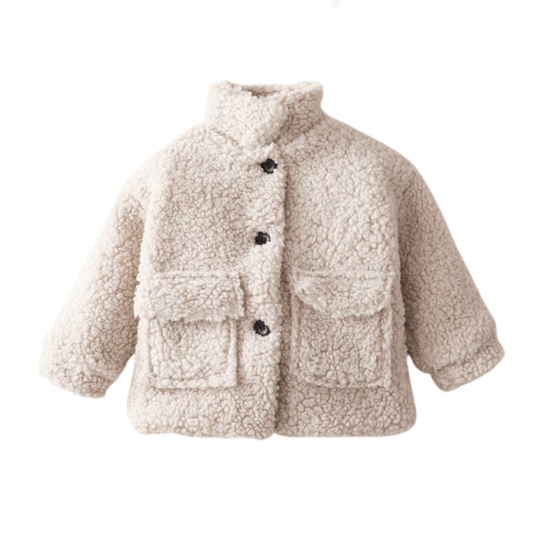 Warm Sheep Like Coat For Baby & Toddlers -, Coats , Drestiny , 12M, 18M, 2T, 3T, Australia, Beige, Boys, Brown, Canada, Girls, New Zealand, Pink, United Kingdom, United States , Drestiny , www.shopdrestiny.com