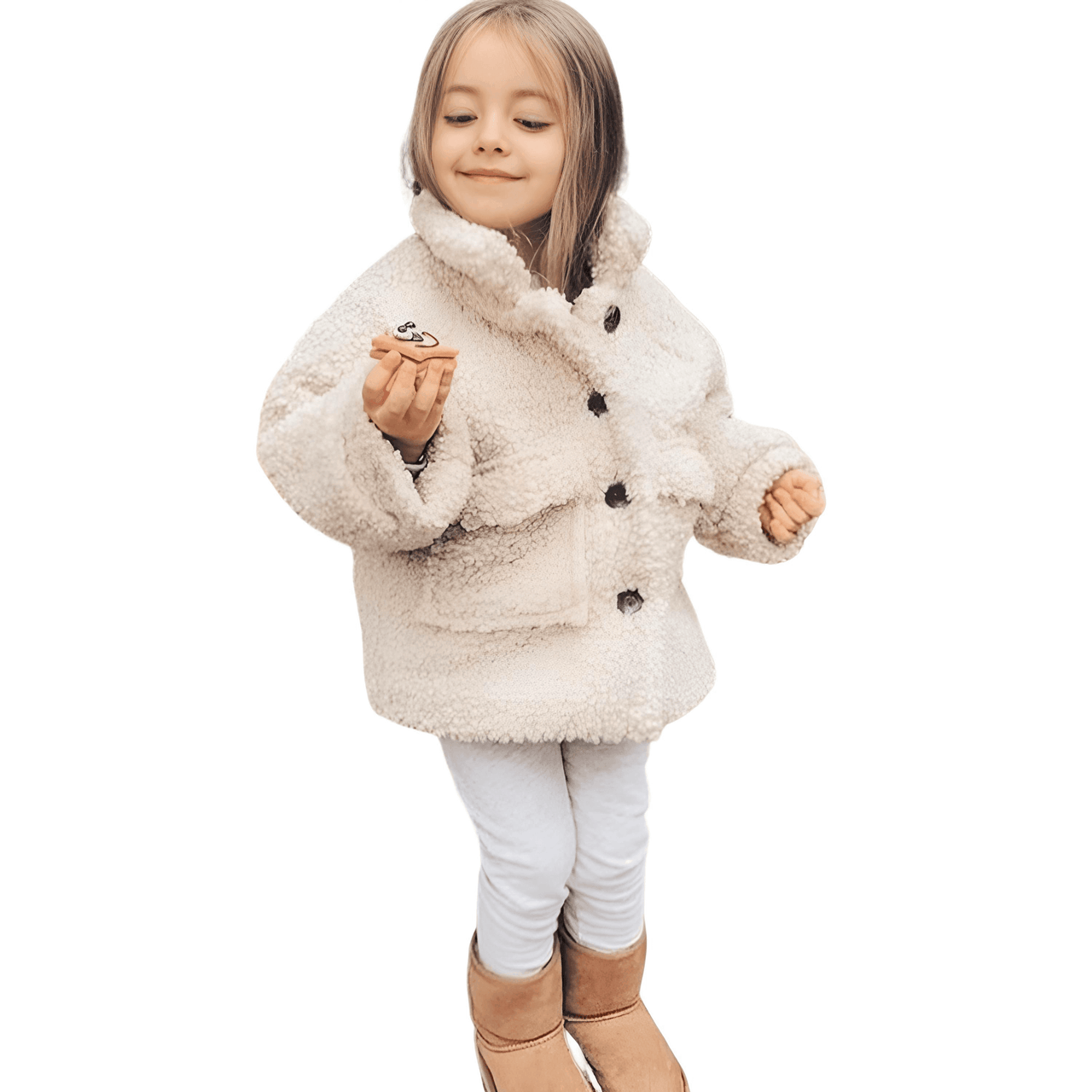 Warm Sheep Like Coat For Baby & Toddlers -, Coats , Drestiny , 12M, 18M, 2T, 3T, Australia, Beige, Boys, Brown, Canada, Girls, New Zealand, Pink, United Kingdom, United States , Drestiny , www.shopdrestiny.com