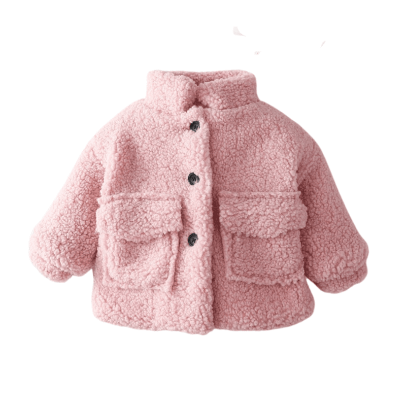 Warm Sheep Like Coat For Baby & Toddlers -, Coats , Drestiny , 12M, 18M, 2T, 3T, Australia, Beige, Boys, Brown, Canada, Girls, New Zealand, Pink, United Kingdom, United States , Drestiny , www.shopdrestiny.com