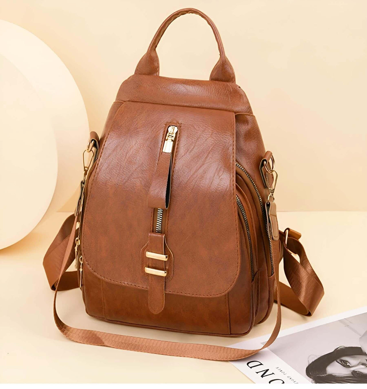 Waterproof Wear-Resistant High-Quality Leather Travel Backpack For Women -, Backpacks , Drestiny , Australia, Backpacks, Black, Brown, Canada, Khaki, New Zealand, United Kingdom, United States , Drestiny , www.shopdrestiny.com