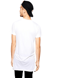 Thumbnail for Side-Zip Hip Hop Extra Longline T-Shirt For Men -, T-Shirt , Drestiny , Australia, Black, Casual Shirts, Gender_Men, L, M, New Zealand, S, Short Sleeves, T-Shirts, United Kingdom, United States, White, XL, XXL , Drestiny , www.shopdrestiny.com