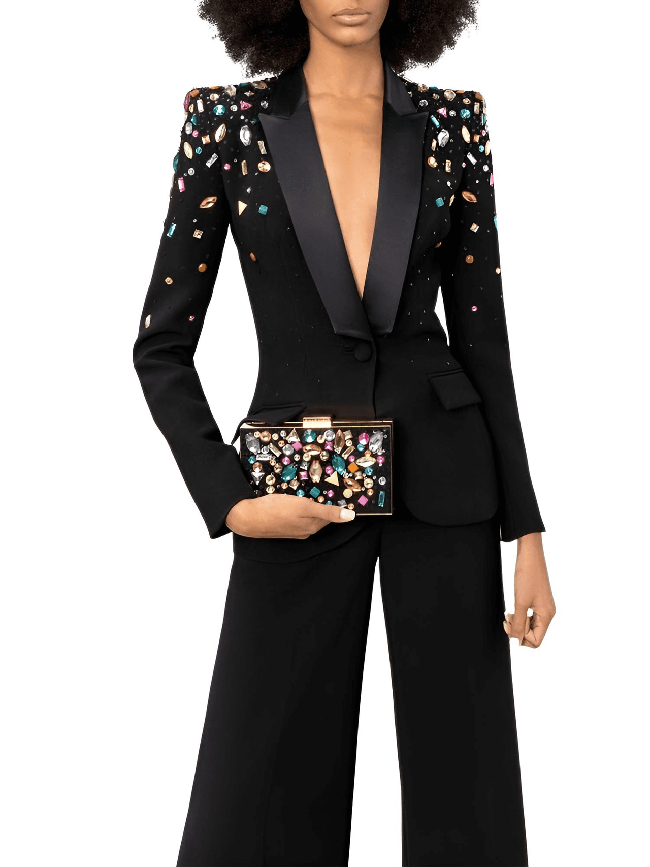 Women's Black Runway Fashion Suit Set -, Sets , Drestiny , 4XL, Australia, Black, Blazers, Blue, Canada, Dress Pants, Green, Jackets, L, M, New Zealand, Orange, Pant Sets, Pant Suits, Pink, S, Sets, United Kingdom, United States, White, XL, XXL, XXXL , Drestiny , www.shopdrestiny.com