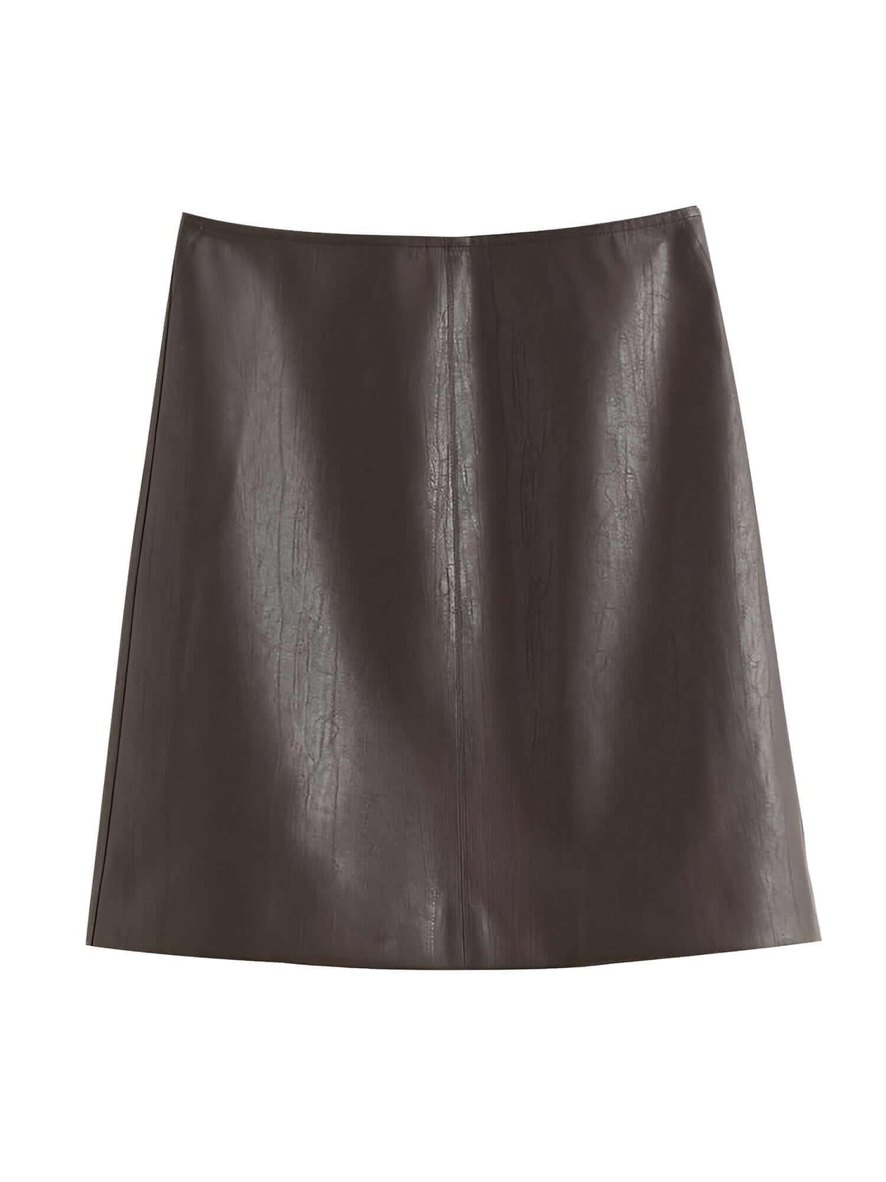 Women's Brown Leather Mini Skirt -, Skirts , Drestiny , Australia, Brown, Dark Brown, L, M, New Zealand, S, Skirts, United Kingdom, United States, XL, XS , Drestiny , www.shopdrestiny.com