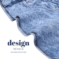 Thumbnail for Women's Denim Shorts Skirt -, Skirt Shorts , Drestiny , Australia, Blue, Canada, FR, L, Light Blue, M, New Zealand, S, Shorts, United Kingdom, United States, XL, XS, XXL , Drestiny , www.shopdrestiny.com