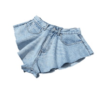 Thumbnail for Women's Denim Shorts Skirt -, Skirt Shorts , Drestiny , Australia, Blue, Canada, FR, L, Light Blue, M, New Zealand, S, Shorts, United Kingdom, United States, XL, XS, XXL , Drestiny , www.shopdrestiny.com