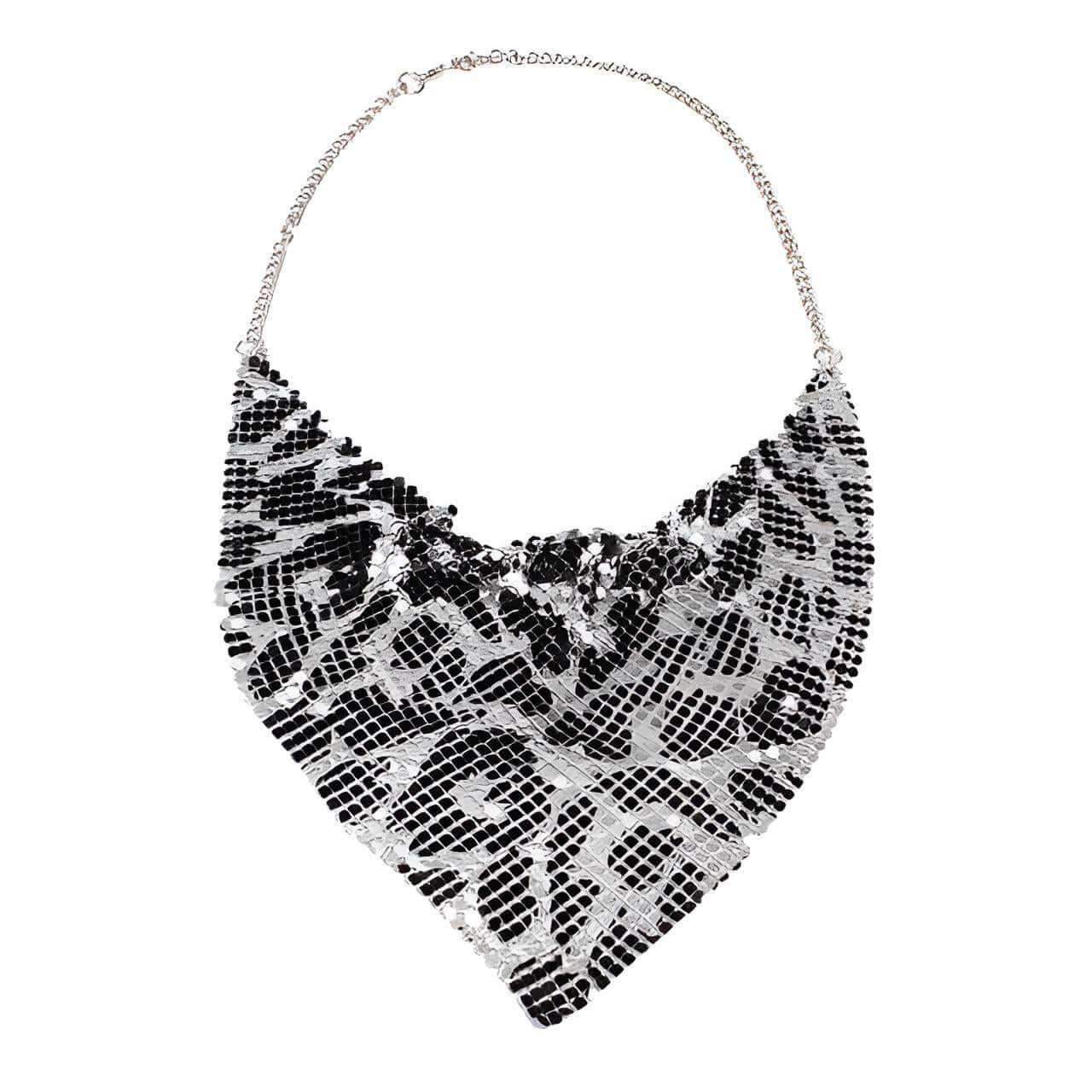 Women's Fashion Bib Necklace -, Necklace , Drestiny , Australia, Black, Canada, Gender_Women, Gold, Leopard, Necklaces, New Zealand, Silver, United Kingdom, United States , Drestiny , www.shopdrestiny.com