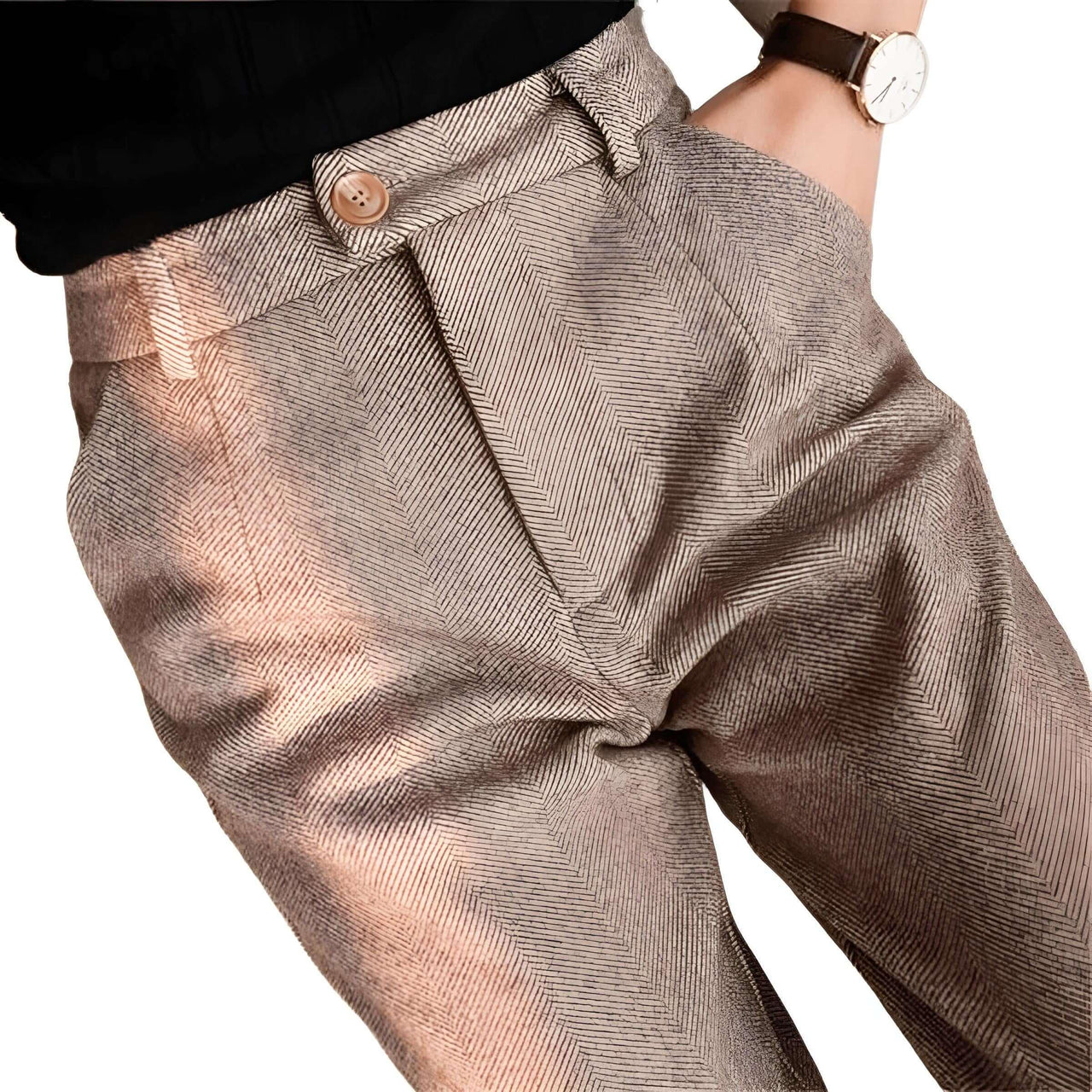 Women's Herringbone Pants -, Trousers , Drestiny , Australia, Beige, Dress Pants, FR, L, M, New Zealand, S, Tan, United Kingdom, United States, XL, XXL, XXXL , Drestiny , www.shopdrestiny.com