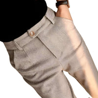 Thumbnail for Women's Herringbone Pants -, Trousers , Drestiny , Australia, Beige, Dress Pants, FR, L, M, New Zealand, S, Tan, United Kingdom, United States, XL, XXL, XXXL , Drestiny , www.shopdrestiny.com