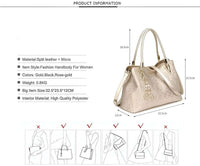 Thumbnail for Women's High Fashion All-Match Handbag -, Purses , Drestiny , Australia, Black, Canada, Gold, Handbags, New Zealand, Purses, United Kingdom, United States , Drestiny , www.shopdrestiny.com