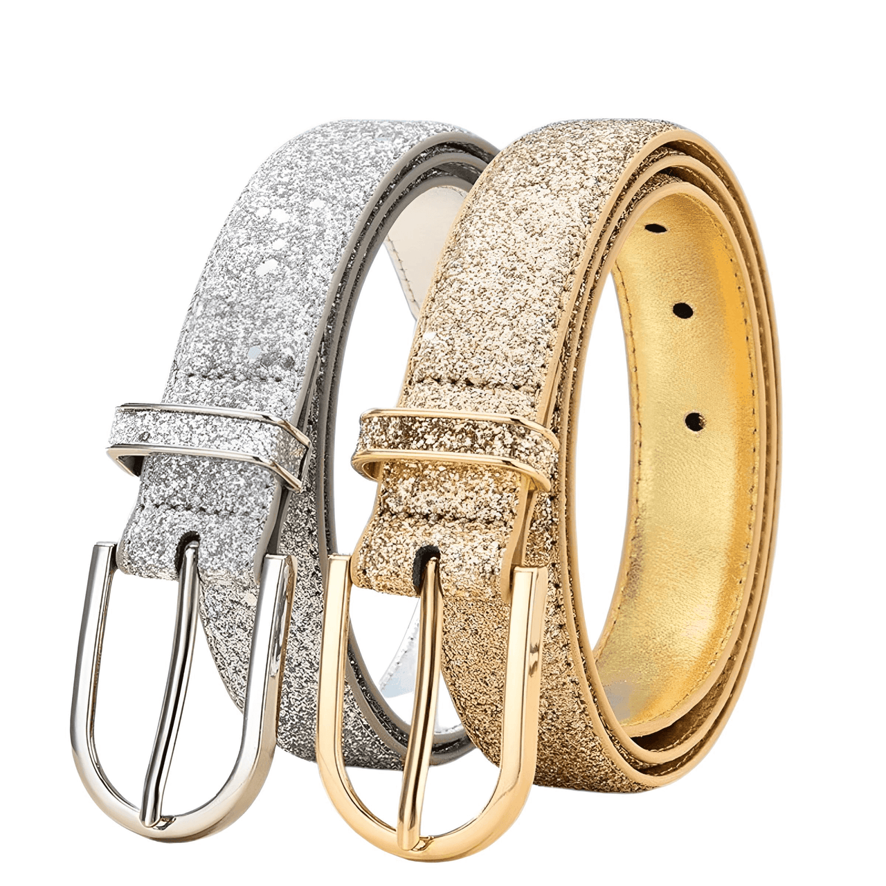 Women's High Fashion Glitter Belt -, Belts , Drestiny , Australia, Belts, Canada, Gender_Women, Gold, New Zealand, Silver, United Kingdom, United States , Drestiny , www.shopdrestiny.com