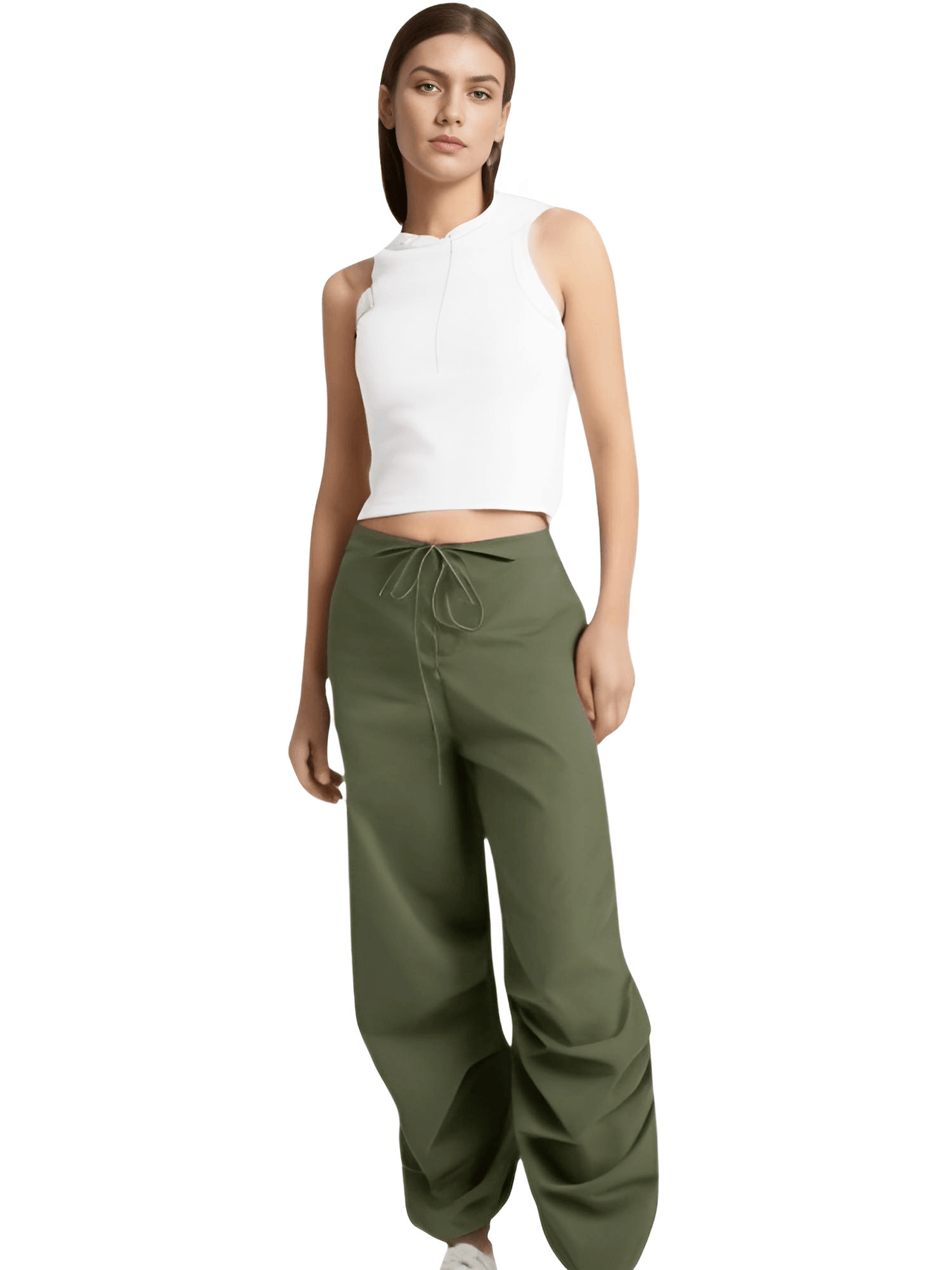 Women's High Waist Pants With Pockets - In 7 Colors! -, Joggers , Drestiny , Army Green, Australia, Black, Canada, Casual Pants, Dark Khaki, Dark Olive Green, Grey, Joggers, Khaki, L, M, New Zealand, Pink, S, United Kingdom, United States, White, XS , Drestiny , www.shopdrestiny.com