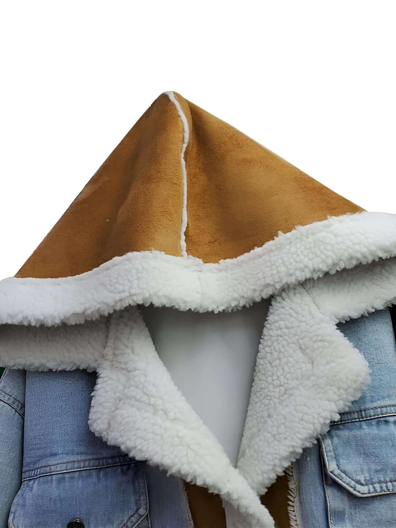 Women's Hooded Patchwork Denim Jacket -, Coat , Drestiny , Australia, Blue, Brown, Canada, Coats, FR, Jackets, L, Light Blue, M, New Zealand, S, United Kingdom, United States, White, XL , Drestiny , www.shopdrestiny.com