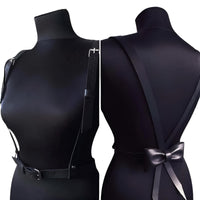 Thumbnail for Women's Leather Suspenders With Bow -, Suspenders , Drestiny , Australia, Belts, Black, Gender_Women, New Zealand, Suspenders, United Kingdom, United States , Drestiny , www.shopdrestiny.com