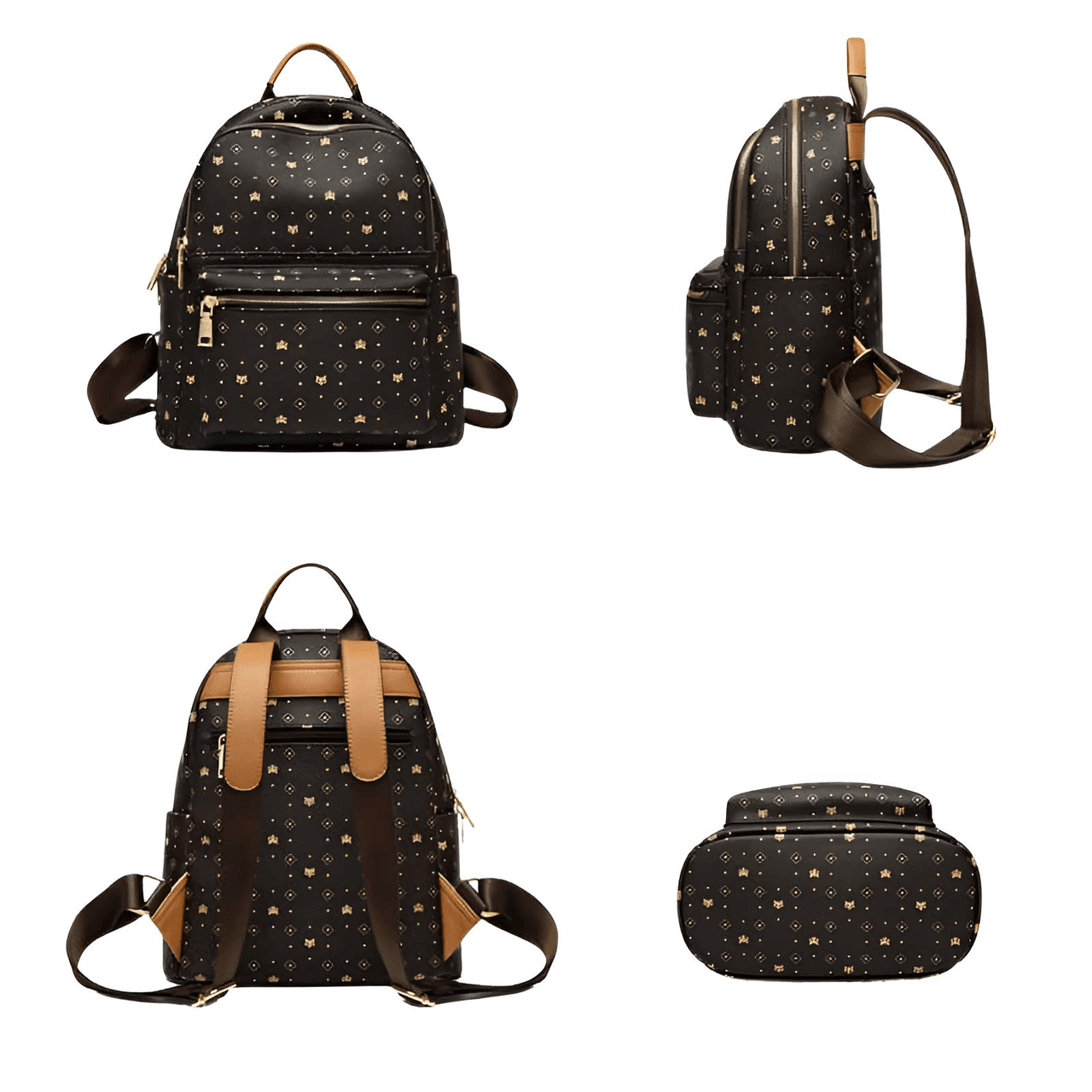 Women's Luxury Backpack -, Backpacks , Drestiny , Australia, Backpacks, Brown, Canada, Dark Brown, Light Brown, New Zealand, Off White, United Kingdom, United States , Drestiny , www.shopdrestiny.com