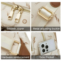 Thumbnail for Women's Luxury Backpack -, Backpacks , Drestiny , Australia, Backpacks, Brown, Canada, Dark Brown, Light Brown, New Zealand, Off White, United Kingdom, United States , Drestiny , www.shopdrestiny.com