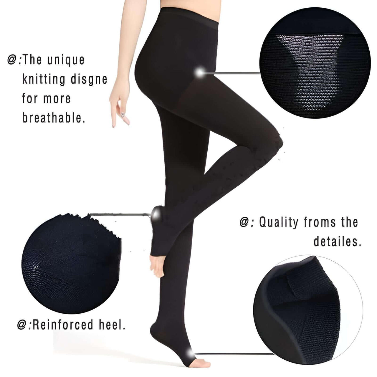 Women's Medical Compression Tights For Varicose Veins -, Stockings , Drestiny , Australia, Beige, Black, Canada, L, Leggings, M, New Zealand, S, Tights, United Kingdom, United States, XL , Drestiny , www.shopdrestiny.com