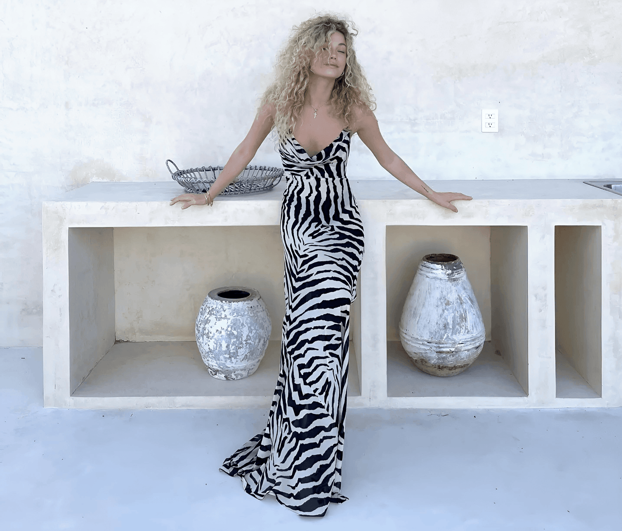 Women's Open Back Zebra Print Beach Dress -, Dress , Drestiny , Australia, Black, Canada, L, M, Maxi Dresses, New Zealand, S, Sleeveless, United Kingdom, United States, White, XL , Drestiny , www.shopdrestiny.com