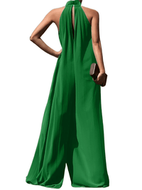 Thumbnail for Women's Wide Leg Jumpsuit Pleated -, Jumpsuit , Drestiny , 4XL, 5XL, Australia, Black, Canada, Green, Jumpsuits, L, M, New Zealand, S, Tan, United Kingdom, United States, White, XL, XXL, XXXL , Drestiny , www.shopdrestiny.com